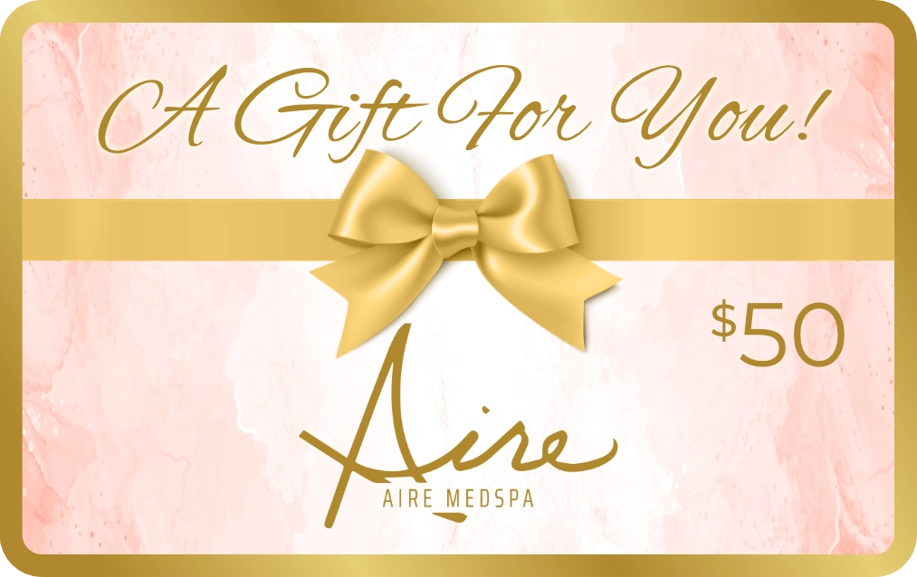 Receive Aire Medical Spa $50 Gift Card